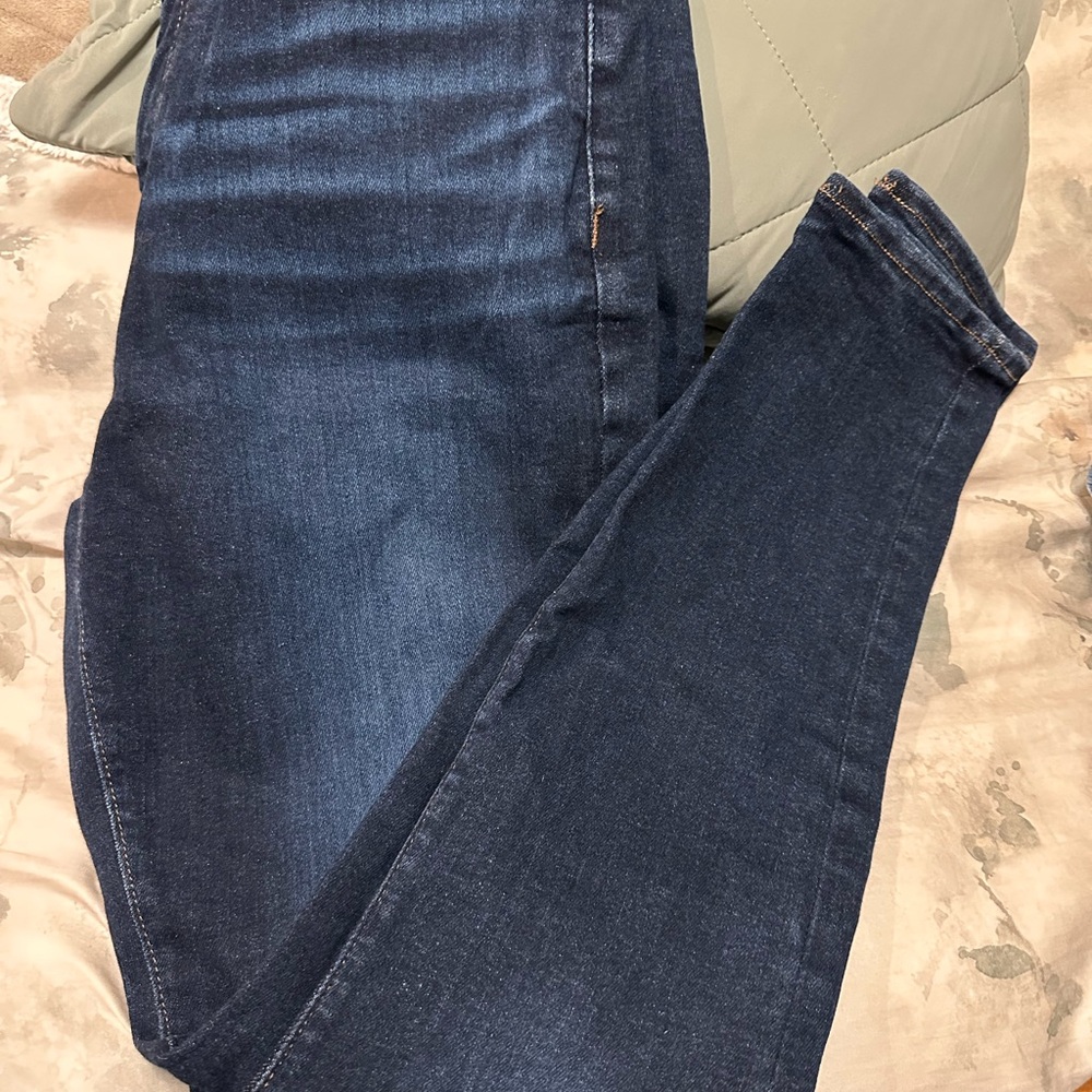 LOFT Women's Deep Indigo Skinny Jeans “ the curvy sculpt Jeggings”